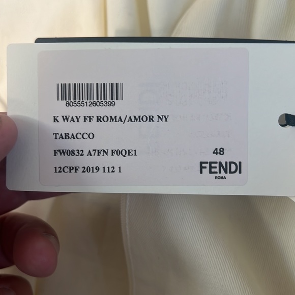 Unisex Authentic Fendi Windbreaker Monogram Jacket - Picture 8 of 8